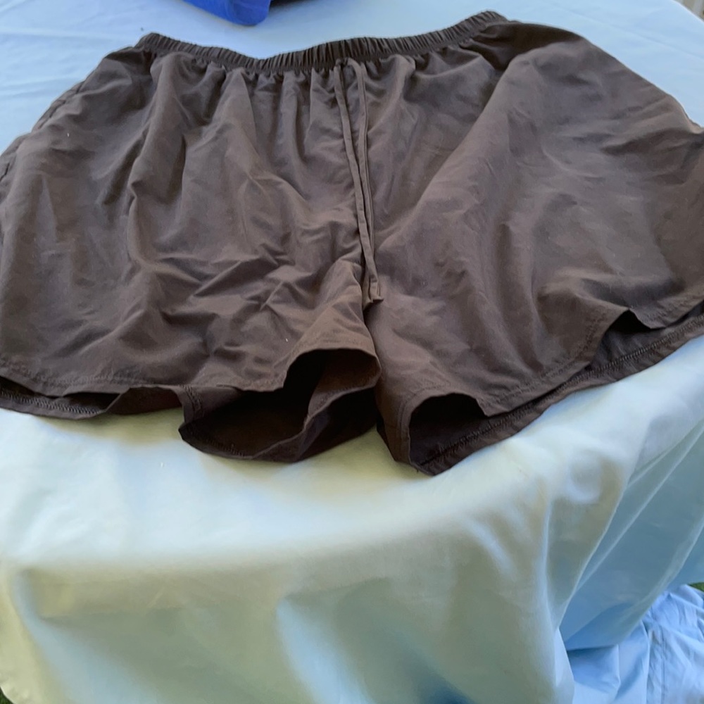 Black cover up shorts